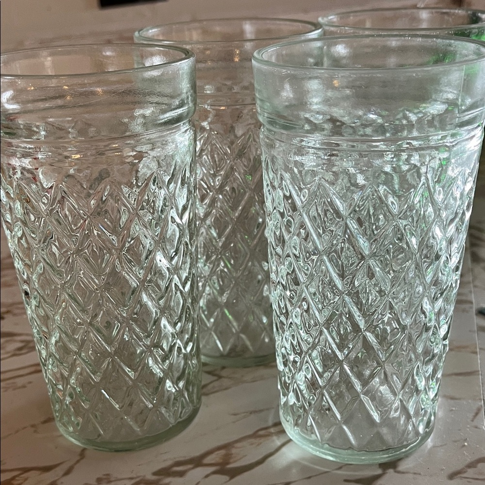 Vintage MCM quilted glasses